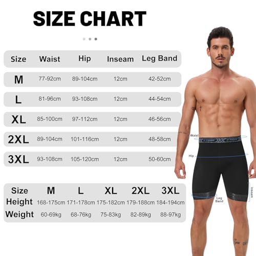 X-TIGER Culotte Ciclismo Hombre Esponja Acolchado Ropa Interior de Bicicleta MTB Pantalon Culote Ciclista Corto - imagen 6