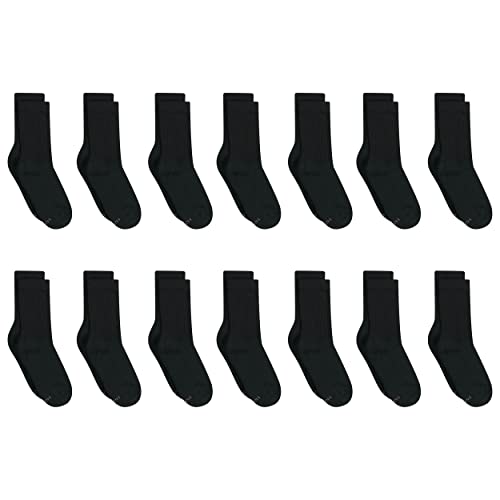 Image of Hanes Women's Crew, Ankle, and No-Show Moisture-Wicking Cushioned Athletic Socks (14 Pack)