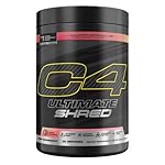 Cellucor C4 Ultimate Shred Pre Workout Powder, Fat Burner for Men & Women, Weight Loss Supplement with Ginger Root Extract, Strawberry Watermelon, 20 Servings, 12.3 Ounce (Pack of 1)