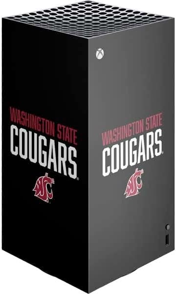 Skinit Decal Gaming Skin Compatible with Xbox Series X Digital Edition Console - Officially Licensed Washington State University WSU Cougars Design
