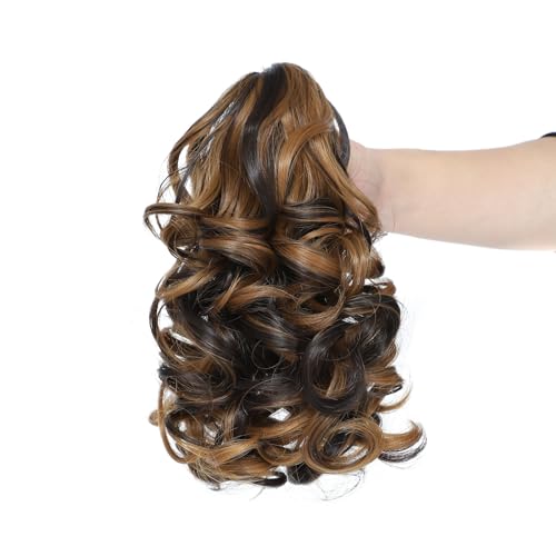 25cm Wavy Claw Clip on Ponytail Hair Extensions - Image 3