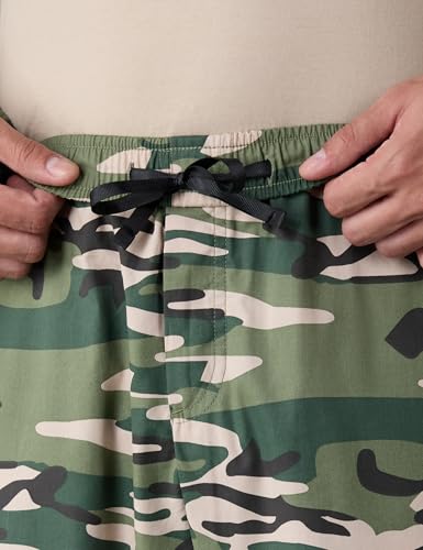 Image of Amazon Brand - Symbol mens 100% Cotton Pyjama /Lounge Pants |Regular Fit | Printed | Available in Plus Sizes
