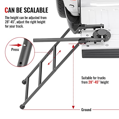 Aa Products Inc. PTL-04 Aa Product Tailgate Ladder Foldable Pickup Truck Tailgate Ladder Accessories thumb #4