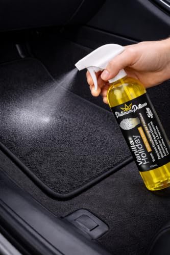 Image of Water-Based Car Air Freshener Spray | Luxury Automotive Deodorizer | Mold-Resistant Formula | Eliminates Odors and Refreshes Vehicle Interior | 17 fl oz | Vanilla Holiday