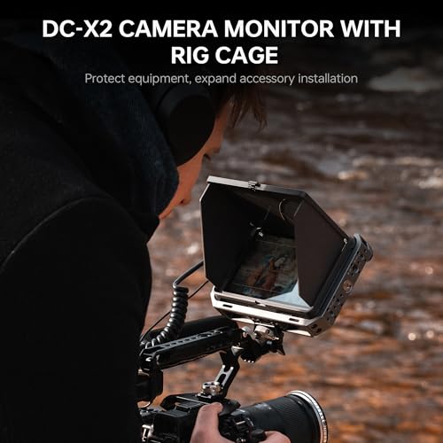 Image of VILTROX DC-X2 SDI Camera Monitor Kit, 6 Inch Touchscreen 4K HDMI Monitor, Rig Cage