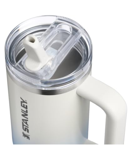 Image of STANLEY Quencher ProTour Flip Straw Tumbler with Leakproof Lid 30 oz | Built-In Straw & Handle | Cupholder Compatible for Travel | Insulated Stainless Steel Cup | BPA-Free | Blue Dream Gradient