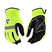 West Chester - 96551/M 96551 Hi-Vis Pro Series Gloves â€“ Medium, Green, Positherm Lined Gloves with Slip-on Cuff, Reflective Tape
