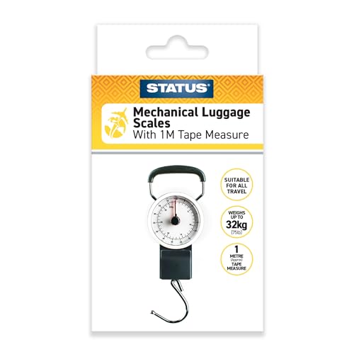 Image of STATUS SMLSCALE1PK4 Luggage Scale Mechanical Luggage Scale with 1m Tape Measure