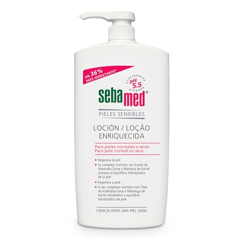 Sebamed Loción Enriquecida, Crema Hidratante Corporal para Pieles Secas y Sensibles, Uso Diario