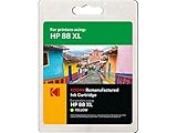 Kodak Supplies 185H008804 Tinte gelb passend für HP OJPROK5400 kompatibel zu C9393AE 88XL 2600 Seiten 27 ml