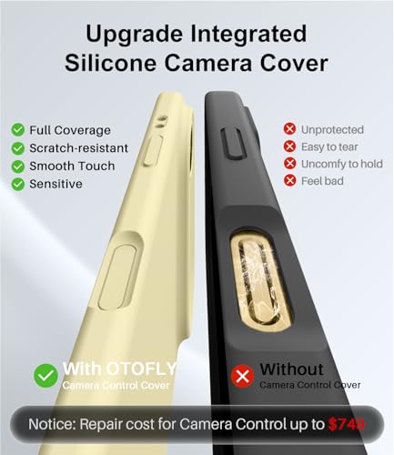 Coque jaune compatible Magsafe iPhone 17 silicone souple OTOFLY - 7