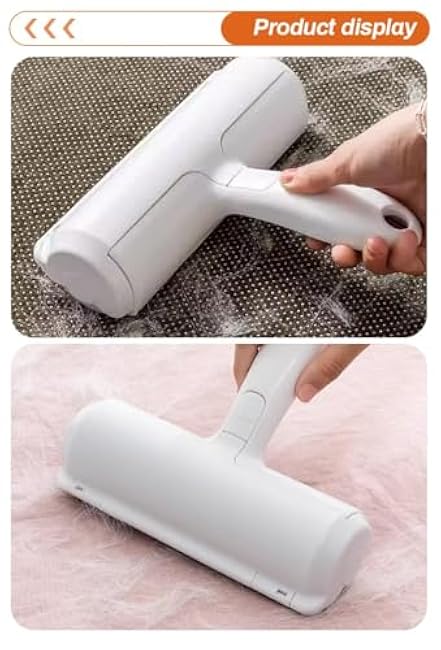 Pet Hair Removal Tool for Furniture, Couch, Bedding, Clothing and Carpets Dog and Cat Hair Removal Roller, Reusable Roller, Fur Removal Tool for Pets, Cleaning Scraper Hair Removal Tool-8SXQJBk9