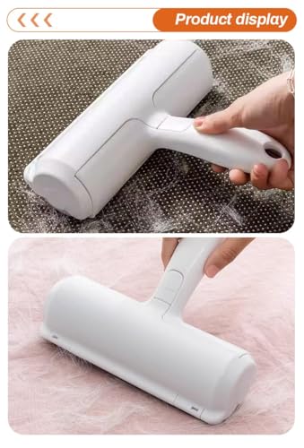 Image of Pet Hair Removal Tool for Furniture, Couch, Bedding, Clothing and Carpets Dog and Cat Hair Removal Roller, Reusable Roller, Fur Removal Tool for Pets, Cleaning Scraper Hair Removal Tool
