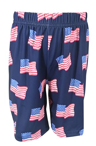 Image of Unique Baby Boys American Boy 4th of July 2pc Tank Shorts Set