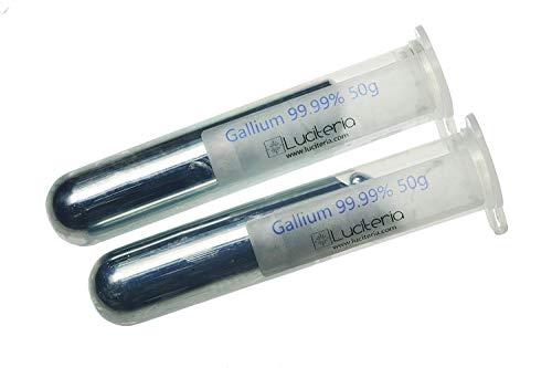 Liquid 99.99% Pure Gallium Metal, 50 g