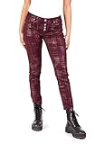 Blue Monkey Jeans Alexis 10834 Skinny Check Pattern Cropped (W26/L28)