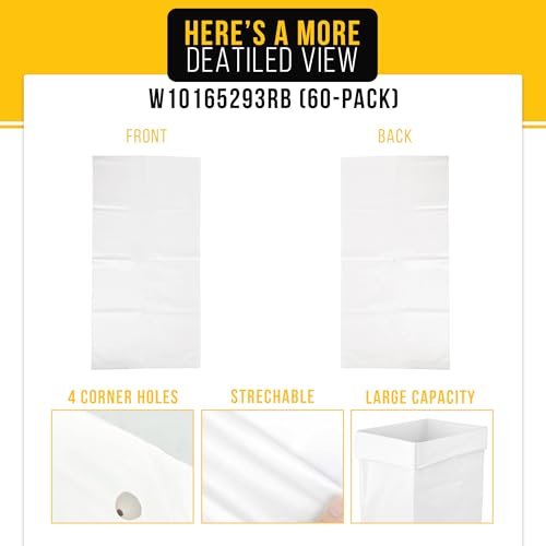 PartsBroz W10165293RB Compactor Bags