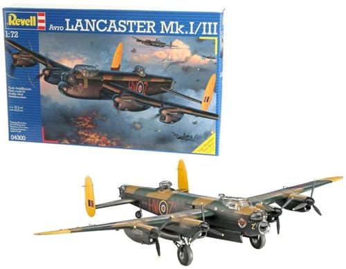 Revell 4300 - Maqueta de Bombardero Avro Lancaster MK III, 1:72, 29,5 cm/42,8 cm