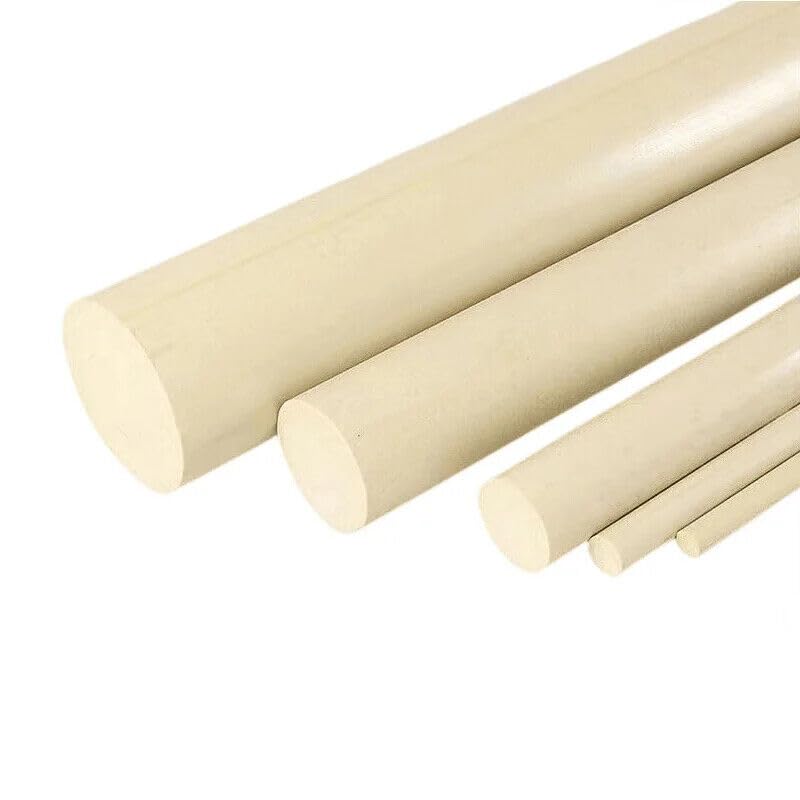 Tiges PEEK en plastique solide Polyetheretherketone résistant aux hautes températures (Diameter 30mm,1Pc Length 500mm)