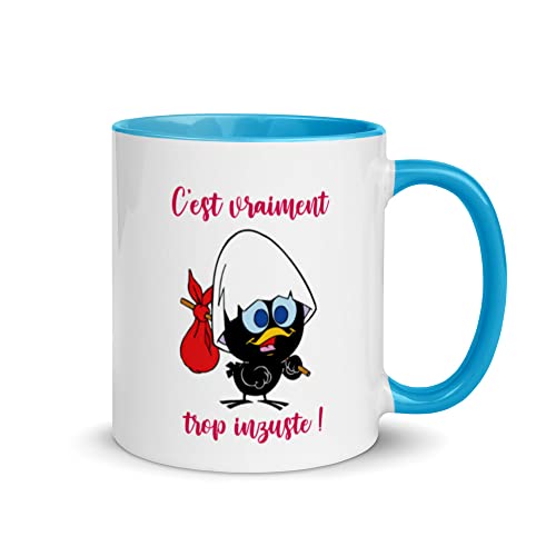 Mug à Intérieur Coloré Caliméro - Idée Cadeau