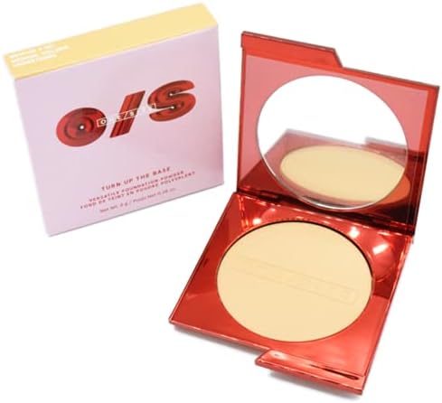 One Size Patrick Starrr Turn Up The Base Versatile Powder Foundation - Medium 4 (G) - Medium, Golden Undertones - Face Pressed Powder Makeup Foundation Medium-to-Full Coverage, Soft Matte Finish