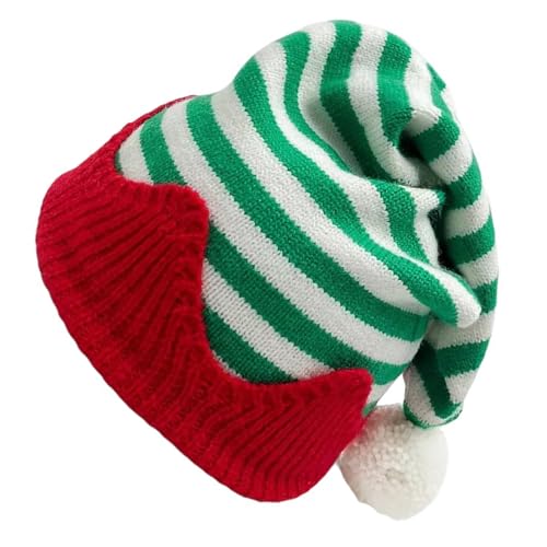 UncleS Gestrickte Elfenmütze, Weihnachtsmütze, Florhaube, Urlaub,...