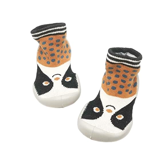 TopiBaaz Kids Baby Anti Skid Socks Shoes for Boys and Girls Silicon Rubber Sole Ankle Socks Cum Shoe Unisex Toddler (20-21, PE) (B0C77GFQK6) Amazon Price History, Amazon Price Tracker