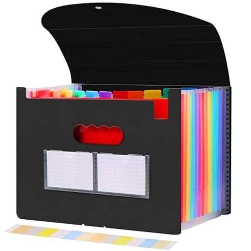 Diboniur Carpeta Clasificadora A4 - Clasificador Documentos con 12 Bolsillos Expandible, Archivador Carpeta Acordeón Gran Capacidad para Oficina, Hogar o Viajes - Negro | Ya disponible en tu tienda friki favorita! En mundofriki.es! Diboniur Carpeta Clasificadora A4 - Clasificador Documentos con 12 Bolsillos Expandible, Archivador Carpeta Acordeón Gran Capacidad para Oficina, Hogar o Viajes - Negro | Ya disponible en tu tienda friki favorita! En mundofriki.es!