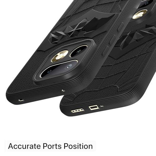 Image of Outlouders Back Cover for Realme 16 Pro 5G | Stylish | Scratchproof | Soft Silicone | Shockproof |Enhanced Camera Lens Protection Bumper Case (Black)