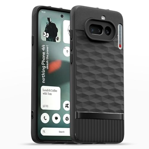 Image of Outlouders Back Cover for Nothing Phone 4a 5G | Full Camera Protection | TPU Soft Flexible Shockproof Bumper Case (Black)