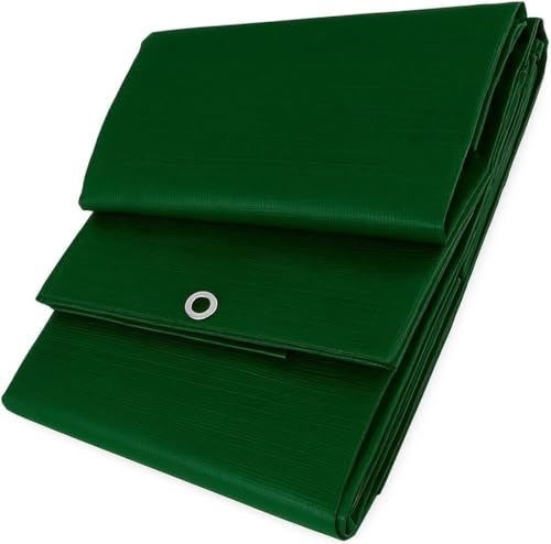 TB Thayba Toldo Reforzado, Lona Multiusos Impermeable con Ojales, Cubierta Protectora para Exterior, Medidas 90gr (Verde, 4x6)