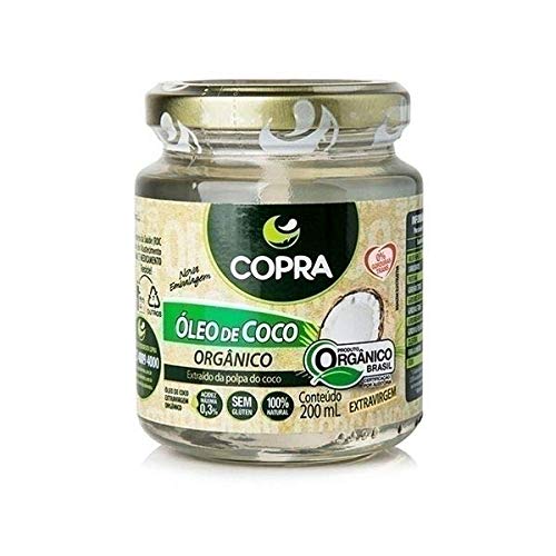 Óleo De Coco Orgânico Extravirgem Copra 200ml