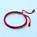LAMIBEE Original Tibetan Bracelet Black Red and Multicolor Buddhism Handmade Knot Lucky Rope Bracelet Friendship and Couple Bracelet (Red Protection)