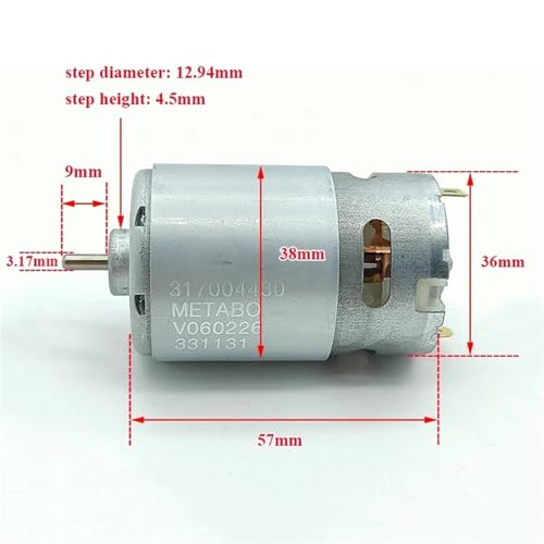 Moteur CC RS-550 HC683LG 12V 14V 18V 23000 tr min haute vitesse 1 pièce - 3