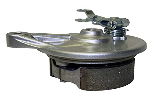KDSG Rear Drum Brake Assembly with Backing Plate & Shoes for Coleman 196cc Trail BT200X CT200U CT200U-EX Mini Bikes ATV Scooter Moped