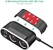 Te-Rich Cargador de Coche con 2 Enchufes.Adaptador de Merchero DC con 5.4A.Cargador...