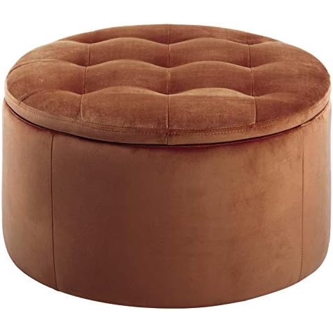 AC Design Furniture Rocco Otomano con Espacio de Almacenamiento Cover