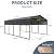 12x20 FT Heavy Duty Metal Carport, Outdoor Garage Car Shelter with Galvanized Metal Roof and Reinforced Steel Frame, Weather-Resistant Canopy for Car, Boats and Truck
