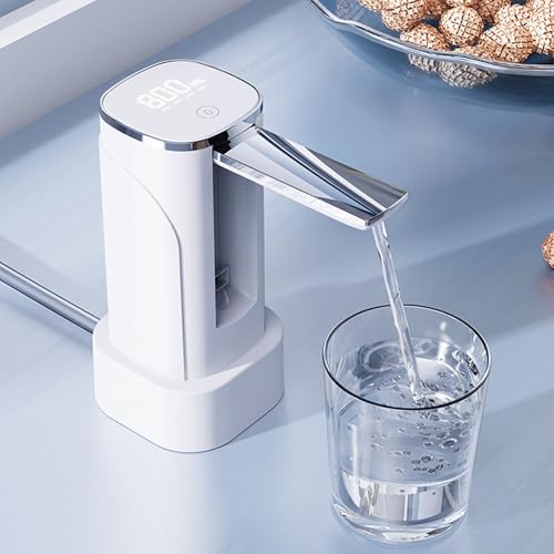 Bomba de agua, dispensador de agua para botella de 5 galones, dispensador de jarra de agua recargable por USB, bomba de agua automática portátil para el hogar