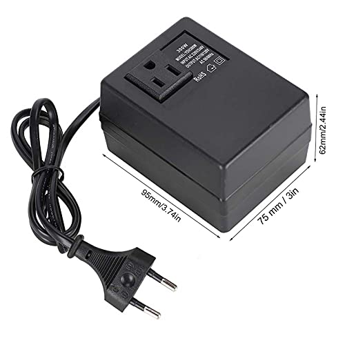 Lantro JS Travel Voltage Converter Geïsoleerde Hittebestendige EU Plug