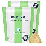 MASA Chips - Lime Flavored Tortilla Chips, Handmade Corn Chips & Crisps - Naturally Grown White Corn, Made with Grass Fed Tallow & Sea Salt - 2 Pack, 5 Ounce Each