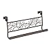iDesign Twigz Metal Over the Cabinet Dish and Hand Towel Bar Holder for Kitchen, Bathroom, 5.6