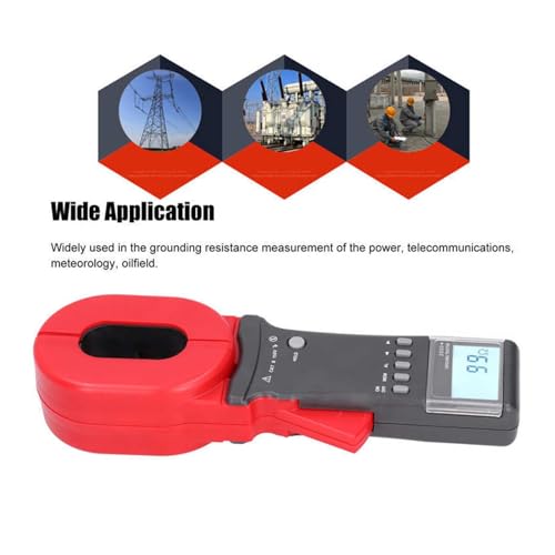 Testeur de résistance d'isolation et de terre à pince AMAZWI 0.01-1200 ohms