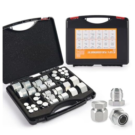 JIC and ORFS Hydraulic Fitting Kit