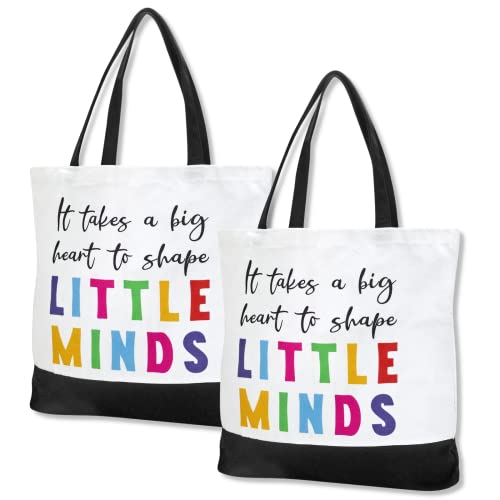 ECOHIP 2 Pack Totes Bag Teacher Appreciation Gifts for Women