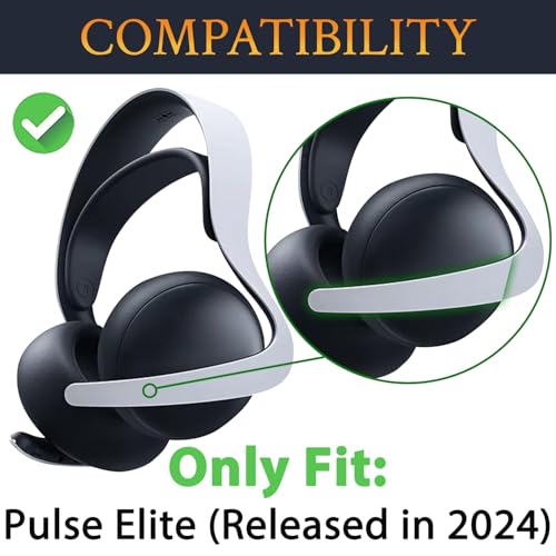 Repuestos de Almohadillas Refrigerantes SOULWIT para Sony Pulse Elite (No compatible con Pulse 3D) - Negro miniatura 2