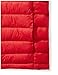 Amazon Essentials Boys' Lightweight Water-Resistant Packable Hooded Puffer Vest, Red, XX-Large