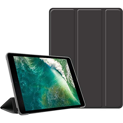 iPad mini 7 ケース a17pro 2024 第7世代 8.3インチ 手帳型 横開き 三つ折り PUレザー 耐衝撃 スタンド機能 オートスリップ機能 マグネット 磁気吸着 軽量 薄型 (ブラック)