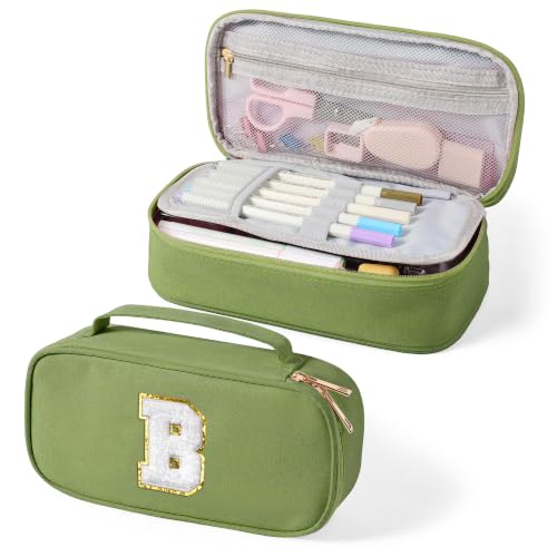 Image of YOOLIFE Initial Bag, Personalized Birthday Gifts, Green (B)