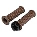 Qlhshop 7/8" Motorcycle Hand Grip Bar Handlebar End for Cafe Racer Bobber Clubman Custom